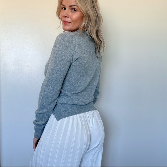 Almina Concept Crew Neck Sweater in Gray - Picture 7 of 10